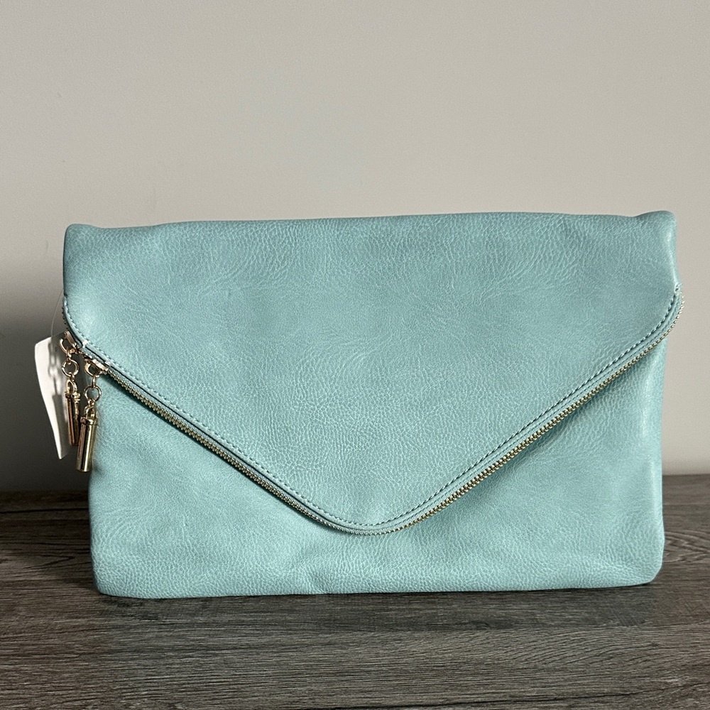 Elegant Blue Clutch Bag